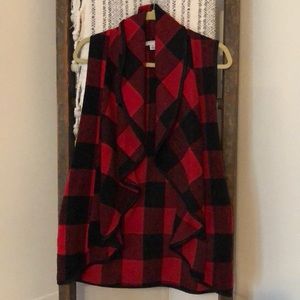 BUFFALO PLAID VEST